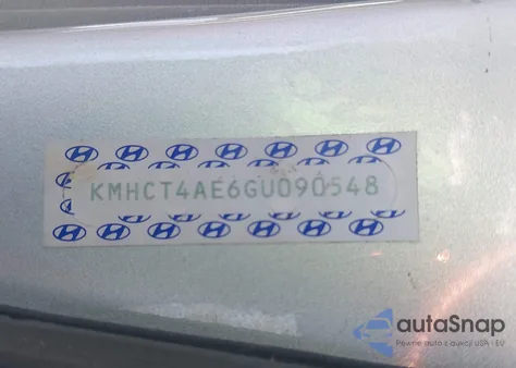 2016 Hyundai Accent Se z USA, uszkodzony, nr VIN KMHCT4AE6GU090548